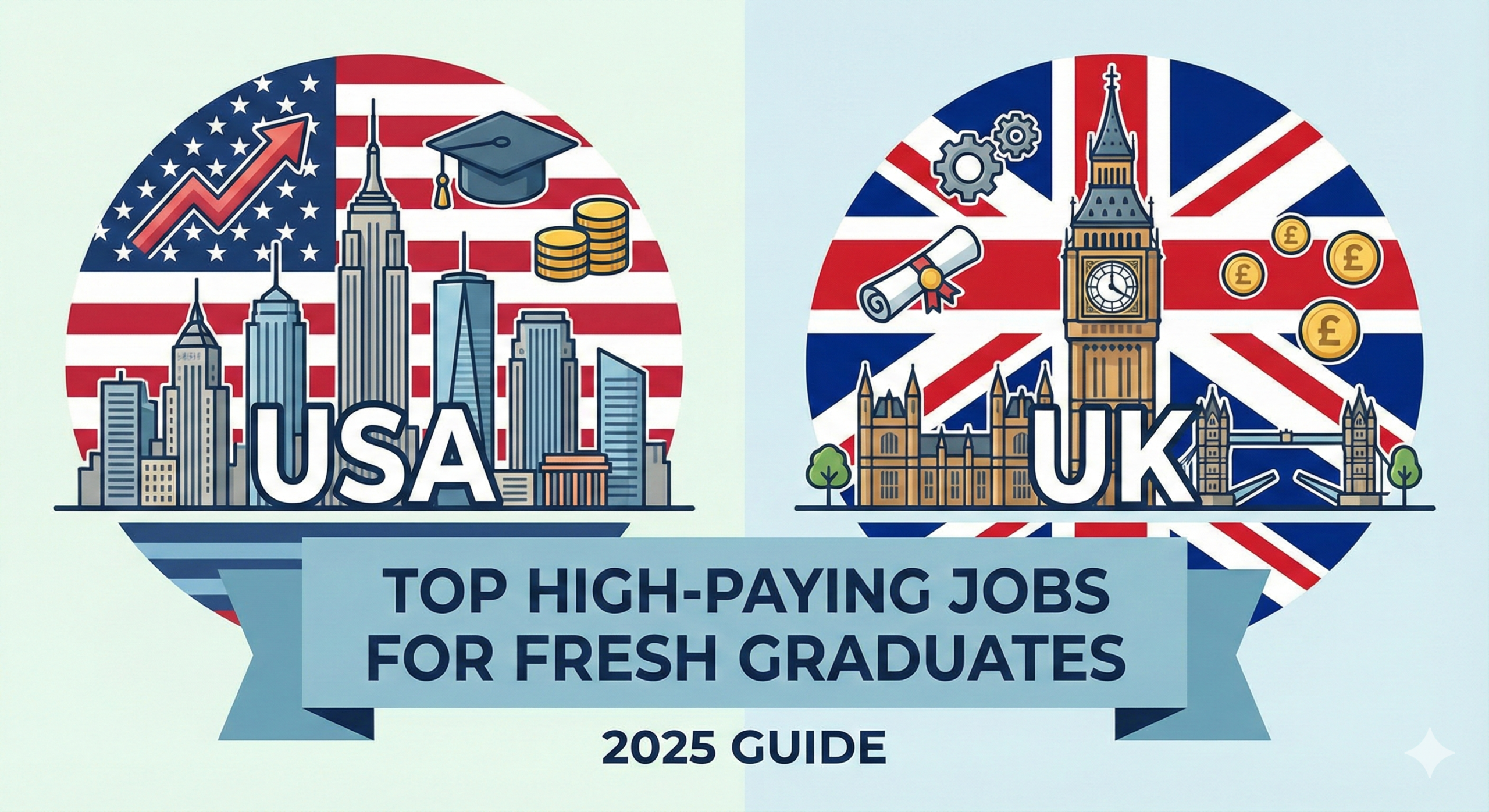 Top High-Paying Jobs in the USA & UK for Fresh Graduates in 2025